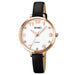 Women’s Pu Band Leather Casual Analog Display Quartz 3atm