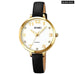 Women’s Pu Band Leather Casual Analog Display Quartz 3atm