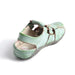 Womens Braided Closed-toe Leather Sandal