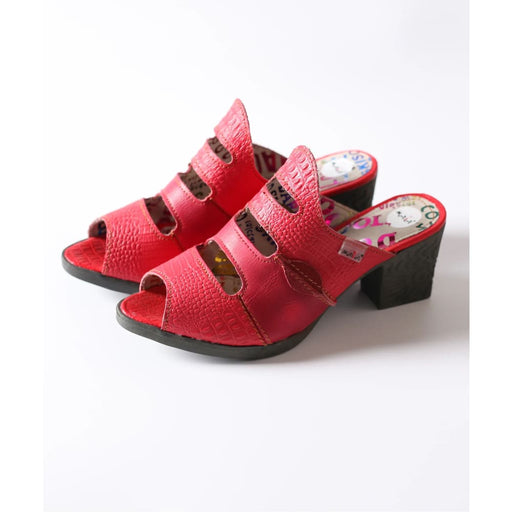 Womens Casual Solid Colour Leather Sandals With Open Heels