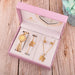 Womens Crystal Bracelet Necklace Earring Quartz Watch 4 Pcs