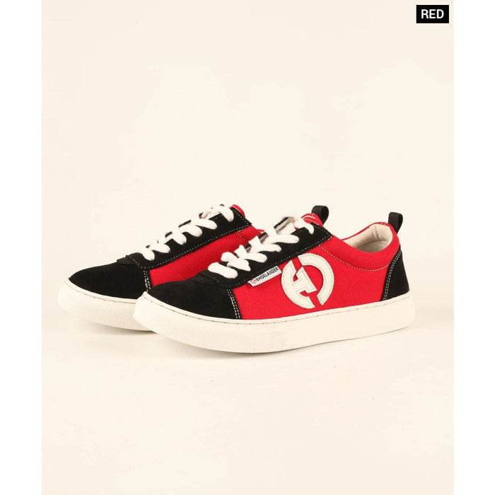 Womens Daily Simple Canvas Shoes And Black Classic Colour