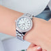 Women’s Elegant Casual Goldn Watch Crystal Diamond Inlaid