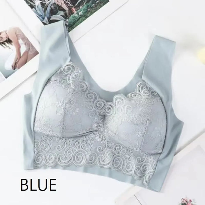 Womens Lace Bra Camisole Underwear Breathable v Neck