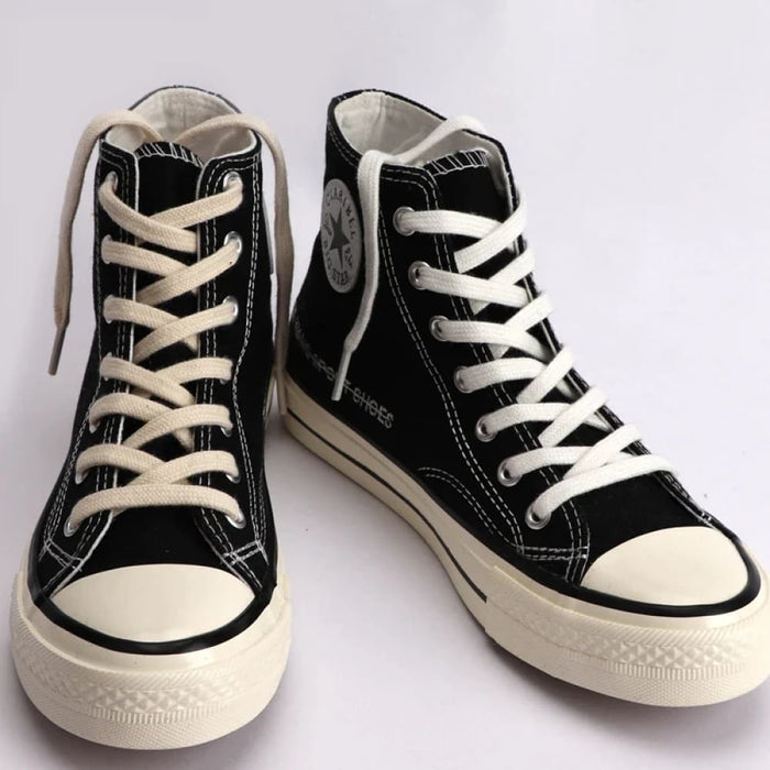 Womens & Mens 1pair Classic Flat Canvas Sports Shoes Laces