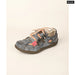 Womens Patchwork Leather Walking Sandal Shoes