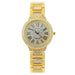 Womens Quartz Diamond Watch Shiny Crystal Stainless Steel