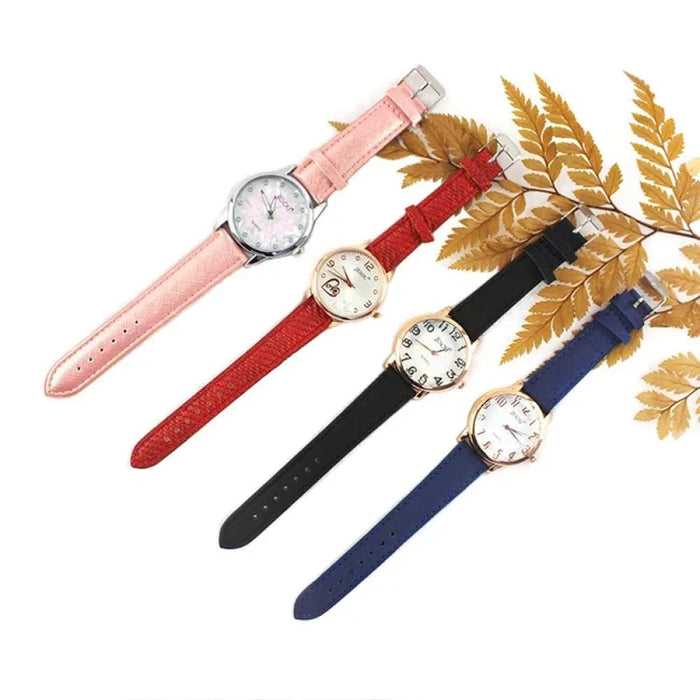 Womens Quartz Watch Wallet 2pcs Set