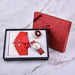 Womens Quartz Watch Wallet Corsage 3pcs Set