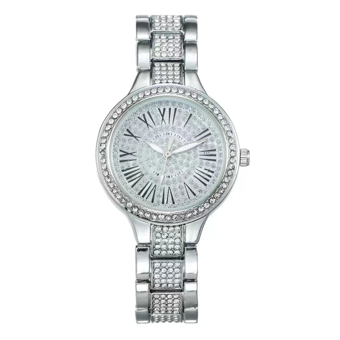 Womens Rhinestone Diamond Watch Exquisite Square Sparkling