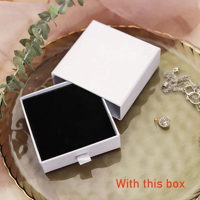 Womens Square Dial Quartz Watch Jewelry Set With Box