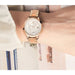 Women’s Stainless Steel Band Quartz Wristwatch Rose Gold