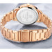 Women’s Stainless Steel Band Quartz Wristwatch Rose Gold