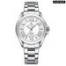 Women’s Stainless Steel Band Roman Numerals Quartz