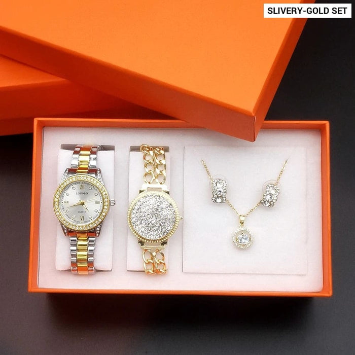 Womens Stainless Waterproof Diamond Quartz Wrist Watch