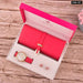 Womens Wallet Earrings Quartz Watch 3pcs Set