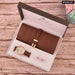 Womens Wallet Earrings Quartz Watch 3pcs Set