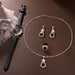 Womens Watches Set Luxury Rhinestone Women Fashion Elegant