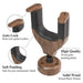 Wood Wall Mount Auto Grip Lock System Neck Holder Stand