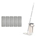 Wooden Flat Squeeze Mop Floor With Bucket Water For Home