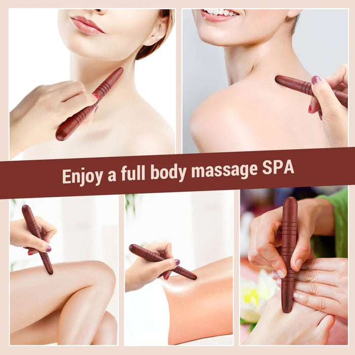 Wooden Foot Spa Tool With Free Massage Stick