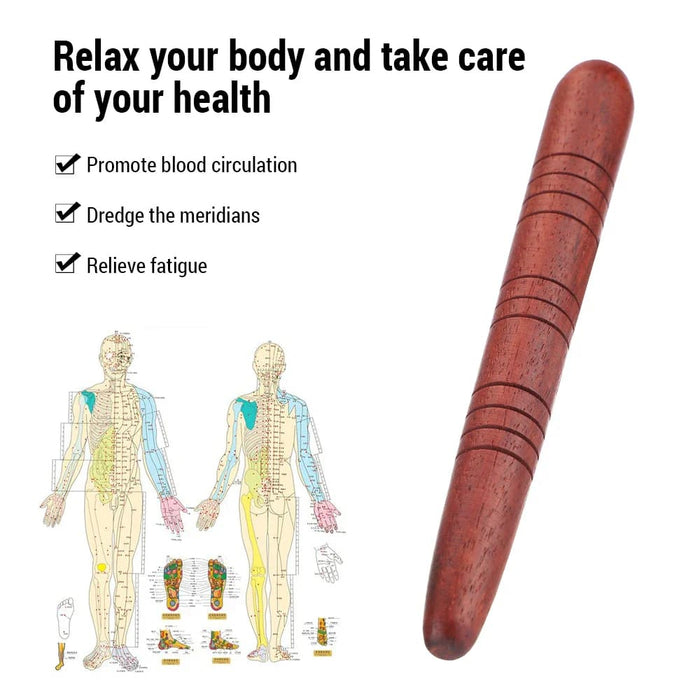 Wooden Foot Spa Tool With Free Massage Stick