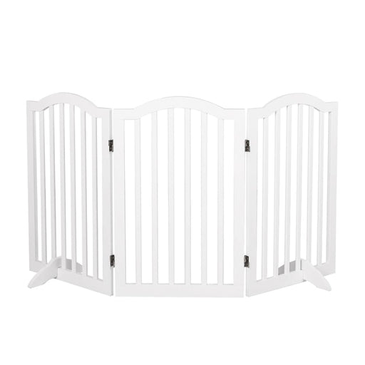 Goslash Picks Wooden Pet Gate Dog Fence Safety Stair