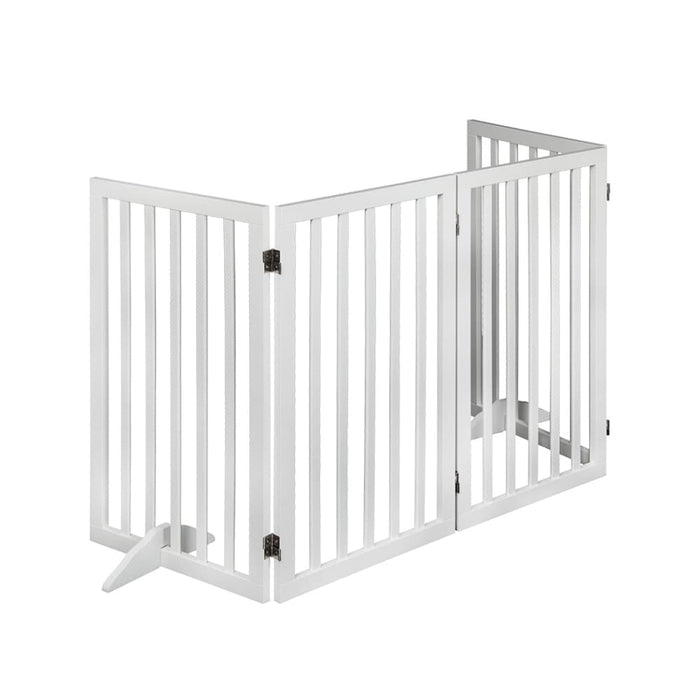 Goslash Picks Wooden Pet Gate Dog Fence Safety Stair