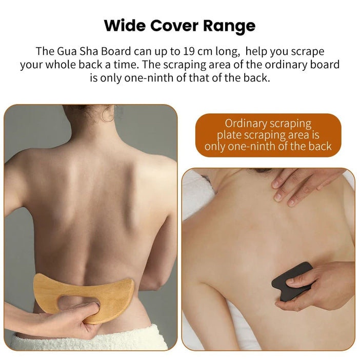 Wooden Gua Sha Massage Tool For Cellulite Relief