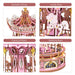 3d Wooden Puzzle 336pcs Rotatable Diy Romantic Carousel