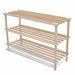 Wooden Shoe Rack 3-tier 2 Pcs Xaoblp