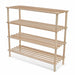 Wooden Shoe Rack 4-tier Shelf Storage 2 Pcs Xaobll