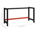 Work Bench Frame Metal 150x57x79 Cm Black And Red Oaikxk