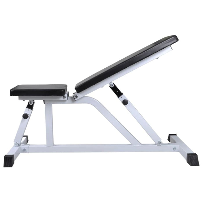 Workout Bench With Barbell And Dumbbell Set 30.5 Kg Xiptpb