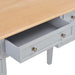 Writing Desk Grey 109.5x45x77.5 Cm Wood Xnbbib