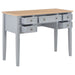 Writing Desk Grey 109.5x45x77.5 Cm Wood Xnbbib