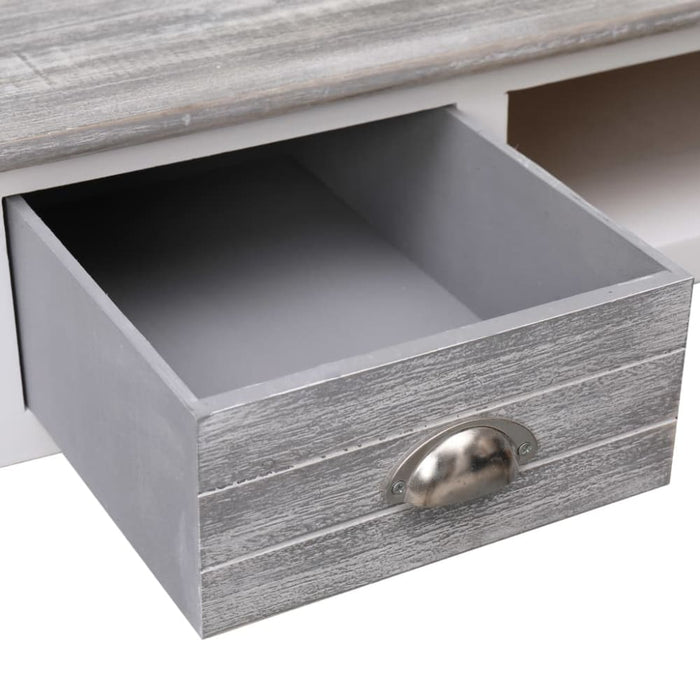 Writing Desk Grey 110x45x76 Cm Wood Xnaopt