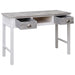 Writing Desk Grey 110x45x76 Cm Wood Xnaopt