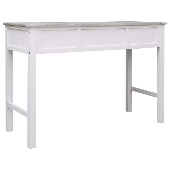 Writing Desk Grey 110x45x76 Cm Wood Xnaopt