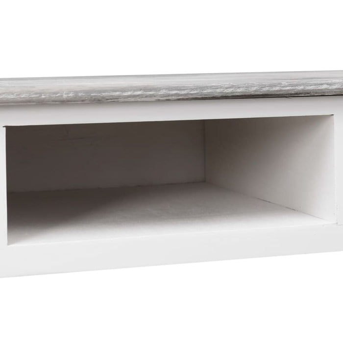 Writing Desk Grey 110x45x76 Cm Wood Xnaopt