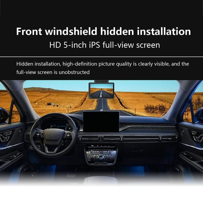 X7 5 Inch Screen Hd Night Vision Car Front And Rear Driving