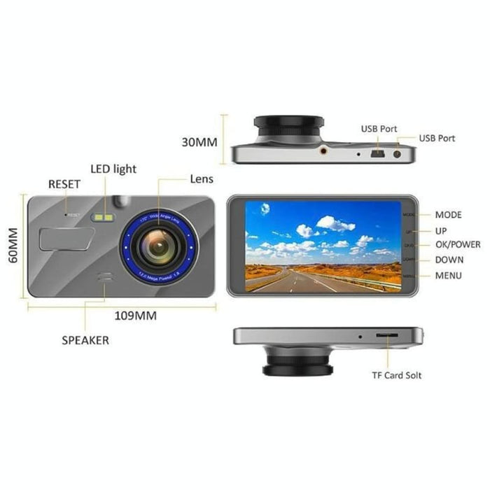 X96 4 Inch 2.5d Full Hd 1080p Multi Functional Smart Car