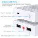 Xbox Series s Vertical Stand With Cooling Fan And Usb Ports