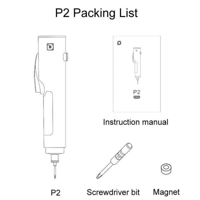 Xiaodong P2 Electrical Screwdriver Mobile Phone Repair Tool