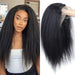 Yaki Straight Lace Front Human Hair Wigs