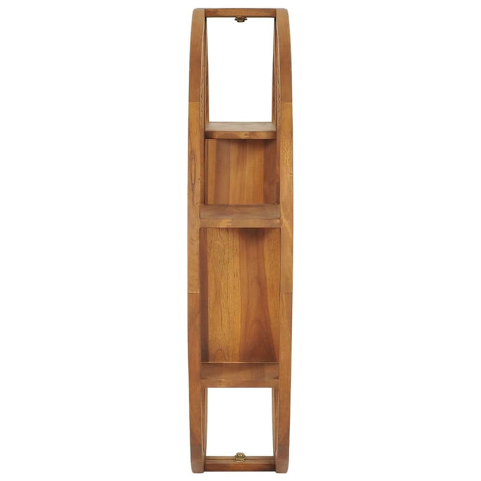 Yin Yang Wall Shelf 100x20x100 Cm Solid Wood Teak Txbiix