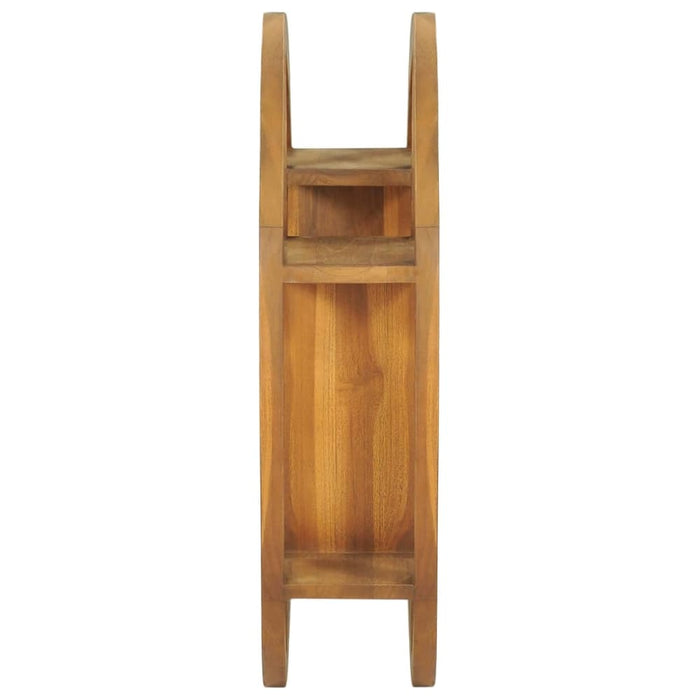 Yin Yang Wall Shelf 60x15x60 Cm Solid Wood Teak Txbiib