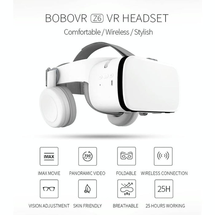 Z6 Virtual Reality 3d Video Glasses Suitable For 4.7-6.3