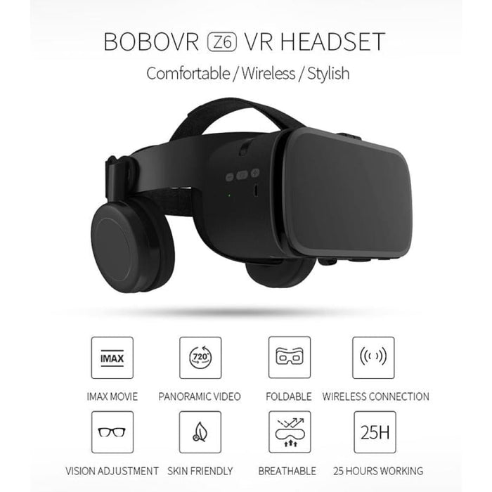 Z6 Virtual Reality 3d Video Glasses Suitable For 4.7-6.3