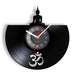 Zen Buddha Vinyl Record Wall Clock